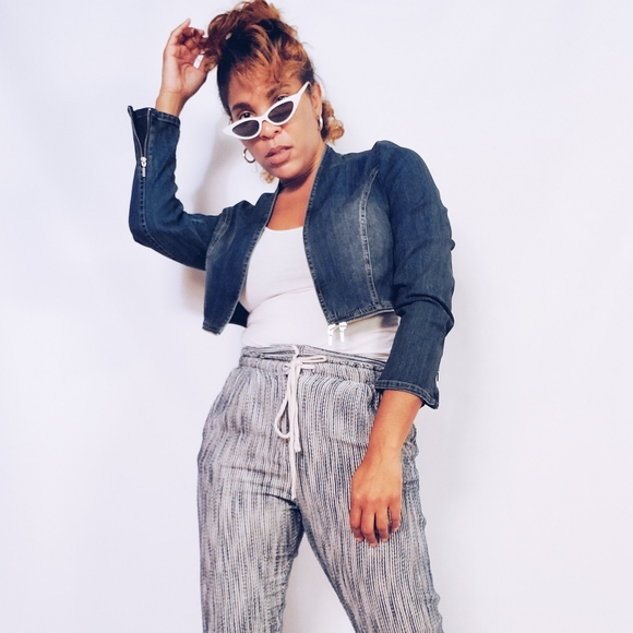 Chico's Jackets & Blazers - Crop Denim Jacket